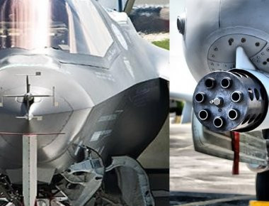 Σύγκριση: Πολυβόλα 30mm GAU-8 Avenger των A-10 Warthog εναντίον 25mm GAU-22 Equalizer των F-35 (βίντεο)